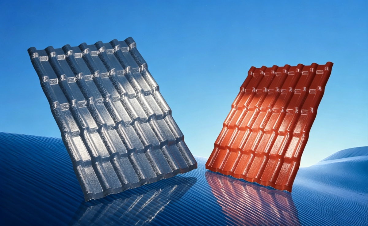 Azuleja de techo española ASA PVC brillante